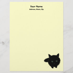 Black Cat Letterhead