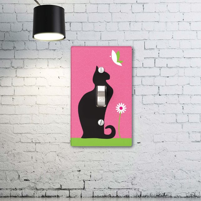Black Cat Light Switch Cover (Creator Uploaded)