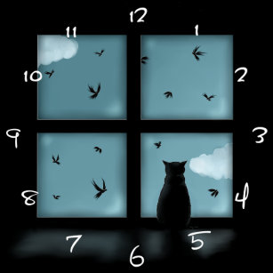 Cat Heaven Art Wall Decor Zazzle