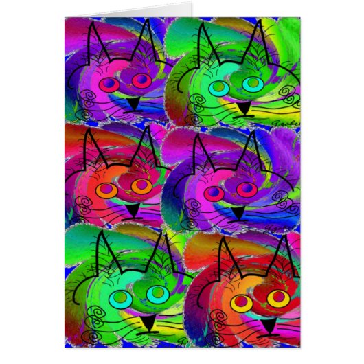 Black Cat Lovers Art Gifts (Front)