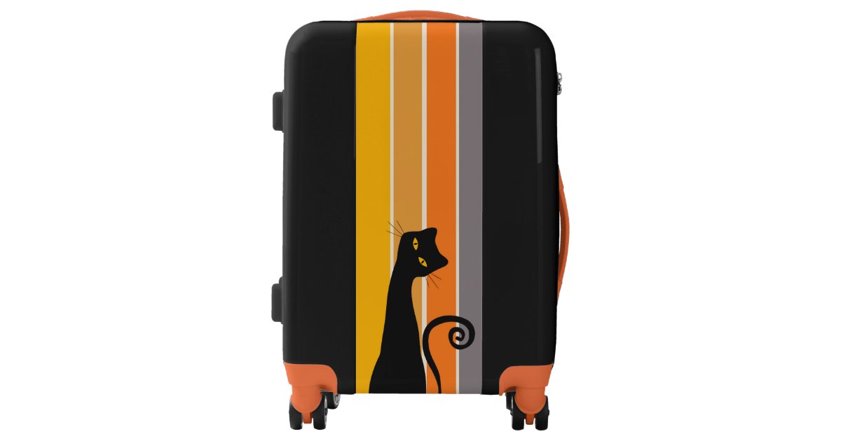 Black Cat Luggage Zazzle