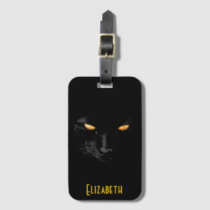 Black Cat Magic customizable Luggage Tag