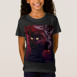 Black Cat Magic T-shirt at Zazzle
