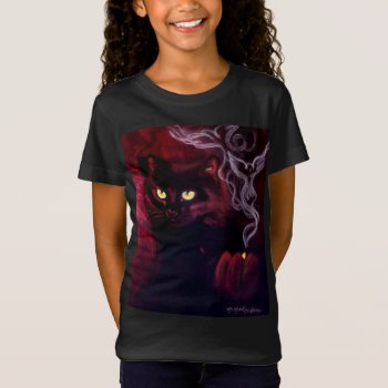 Black Cat Magic T-shirt by michaelinemcdonald at Zazzle