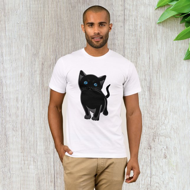 Black Cat Mens T-Shirt (Creator Uploaded)