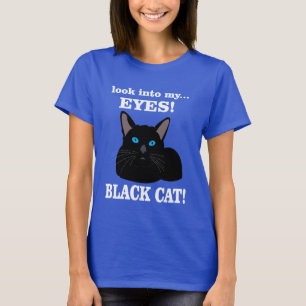 Black Cat Mom Kitty Animal Lover Black Cat T-Shirt