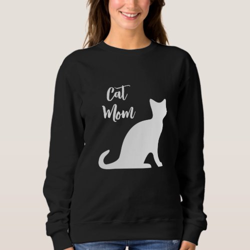 Black Cat Mom sweater for women