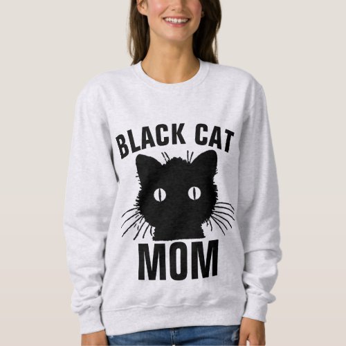 BLACK CAT MOM T_Shirts