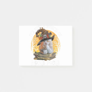 Black Cat Moon Funny Halloween Costume Bunch of Ho Post-it Notes