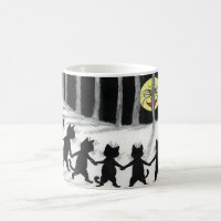 Black Cat Moon Gift Mug