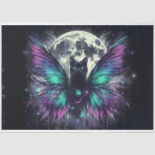 Black Cat Moon Tissue Paper