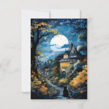 Black Cat - Moonlit Serenity