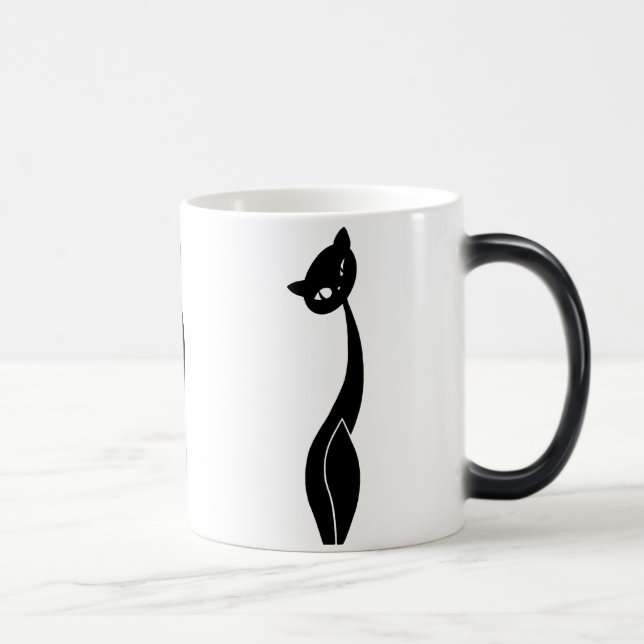 Black Cat Morphing Mug (Right)