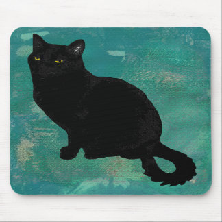 Black Cat Mousepad