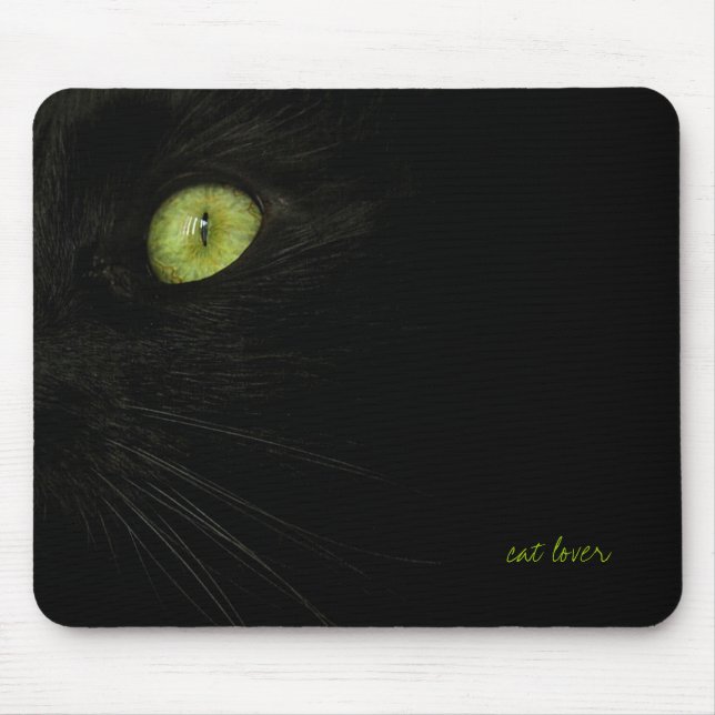 Black Cat mousepad (Front)