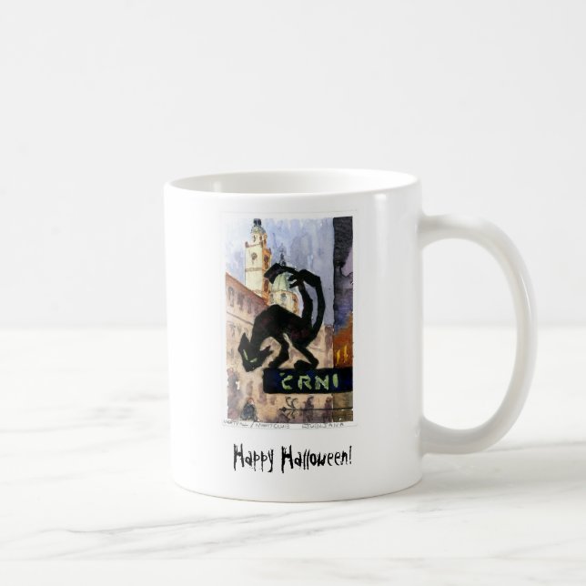 Black Cat Mug (Right)