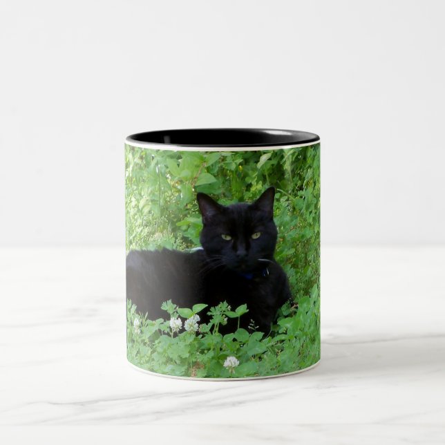 Black Cat Mug (Center)