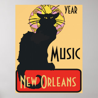 Black Cat, MUSIC, edit text Poster