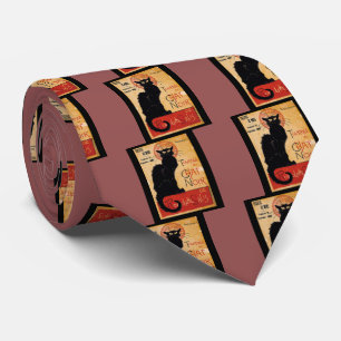 Black Cat Neck Tie