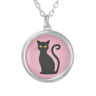 BLACK CAT NECKLACE