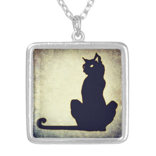Black Cat Necklace (Front)
