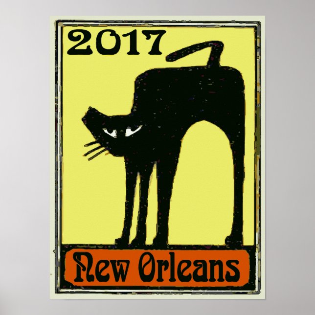 Black Cat New Orleans 2017 Poster (Front)