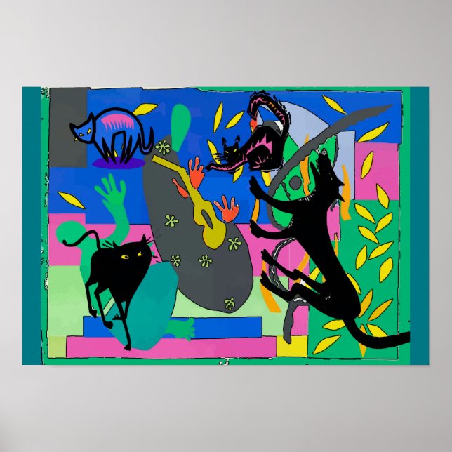 Black Cat Nightmares Poster (Front)