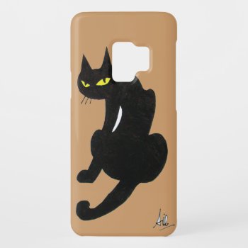 Black Cat Ninja Case-mate Samsung Galaxy S9 Case by AiLartworks at Zazzle