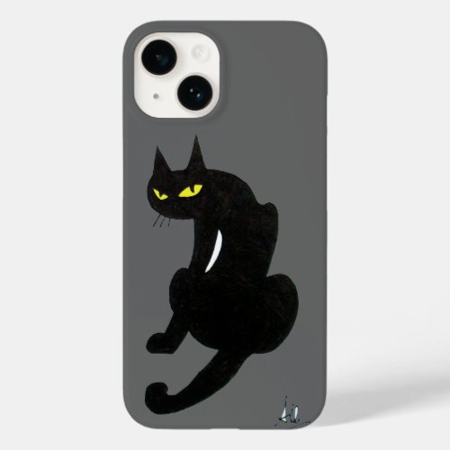 BLACK CAT NINJA gray Case_Mate iPhone 14 Case