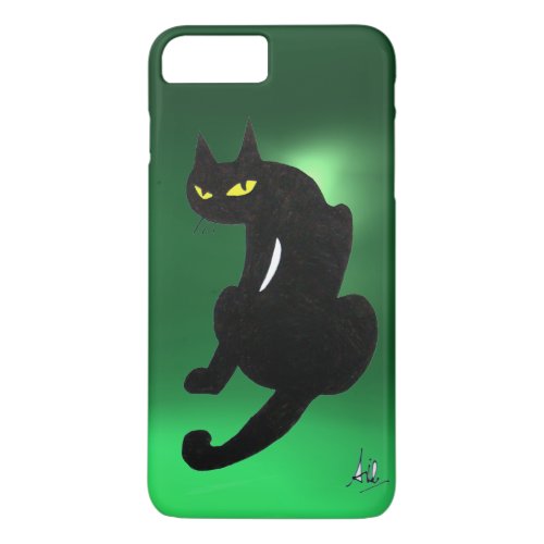 BLACK CAT NINJA Jade Green iPhone 8 Plus7 Plus Case