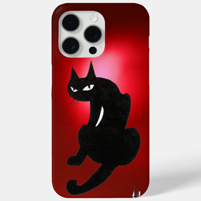 BLACK CAT NINJA Red Case-Mate iPhone Case (Back)