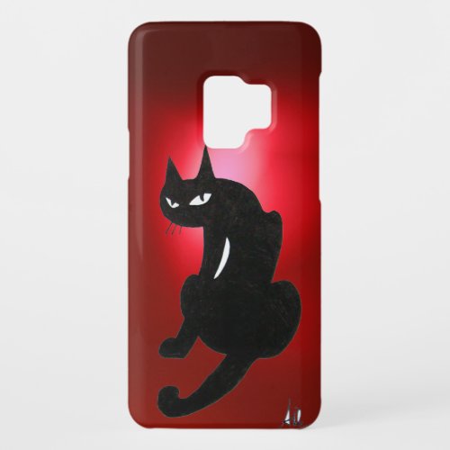 BLACK CAT NINJA Red Case_Mate Samsung Galaxy S9 Case