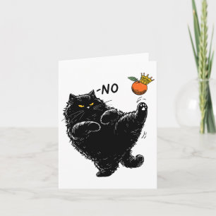 Black Cat No Kings In America We The People Politi Card