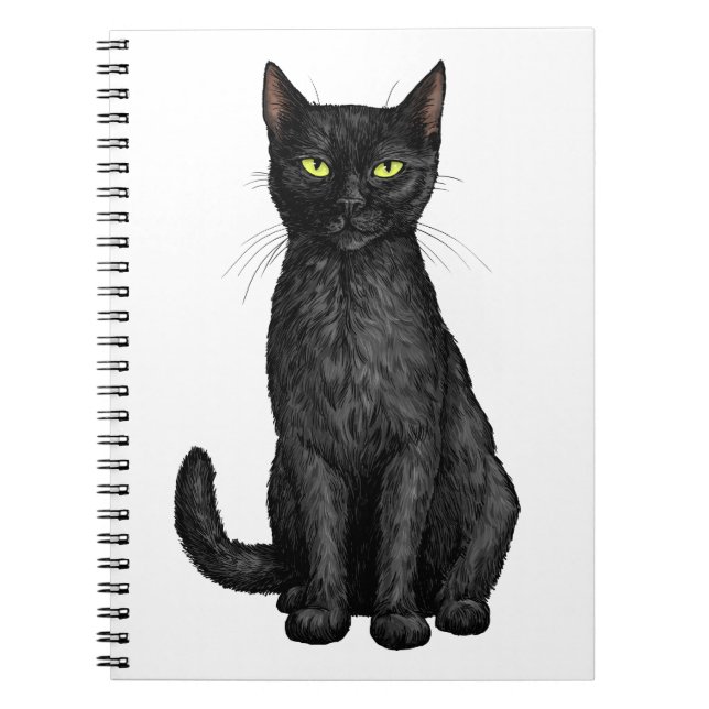 Black cat notebook (Front)