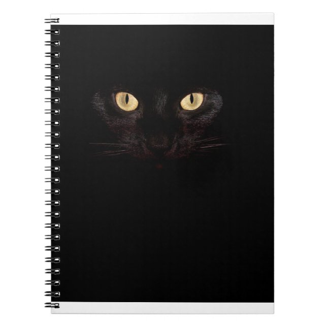 black cat notebook (Front)