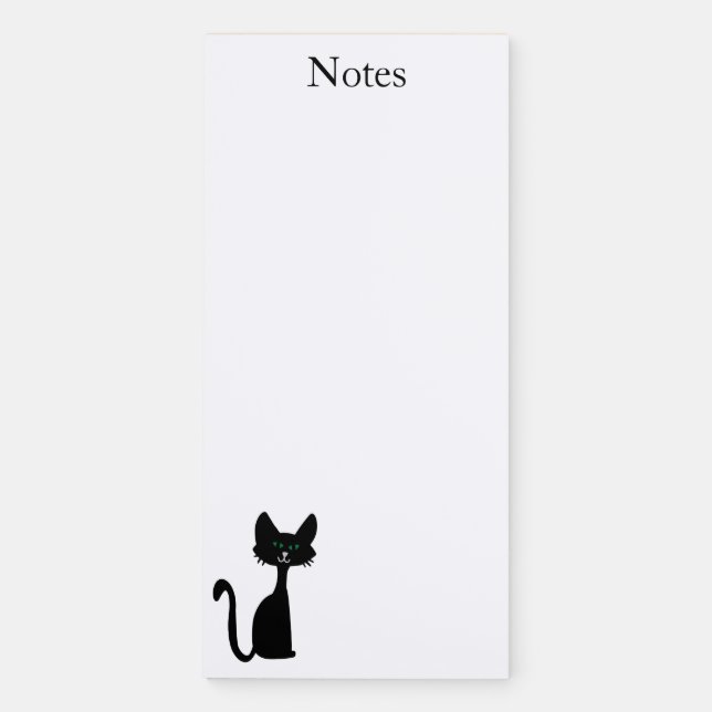 black cat notepad (Front)