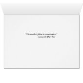 Black Cat on Bench with Pink Geraniums (Inside Horizontal (Bottom))