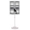 Black Cat on Plaid  Table Lamp