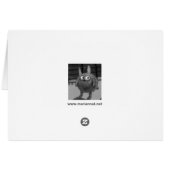 black cat on red cards (Back Horizontal)