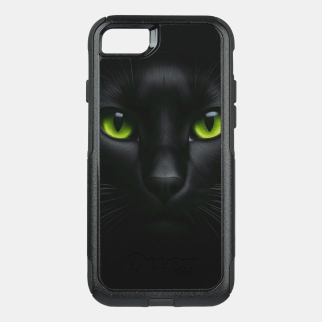 Black Cat  Otterbox iPhone Case (Back)