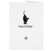 Black Cat Party Center Cards (Back)