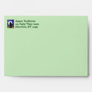 Black Cat Party Center Envelope