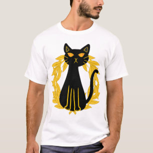 Black Cat Pets Horror Halloween Kids T-Shirt