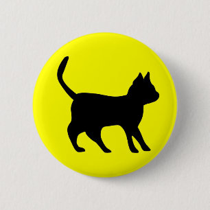 Black Cat Pinback Button