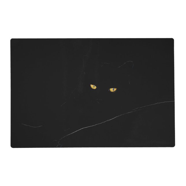 Black Cat Placemat (Front)