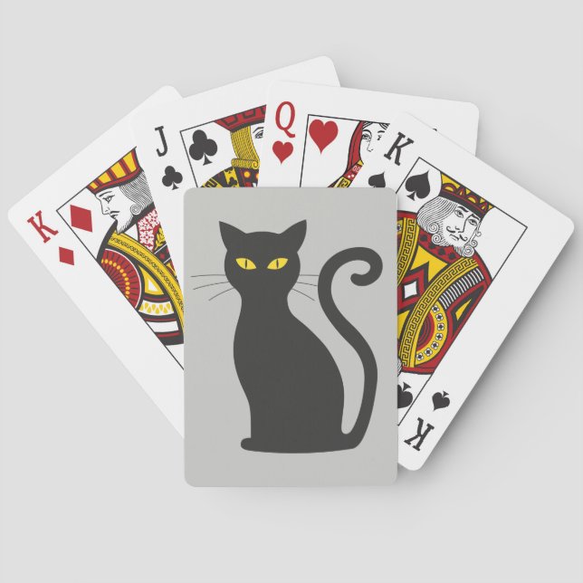 Black Cat Poker Cards (Back)