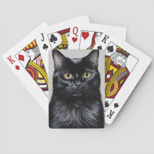 Black Cat Poker Cards