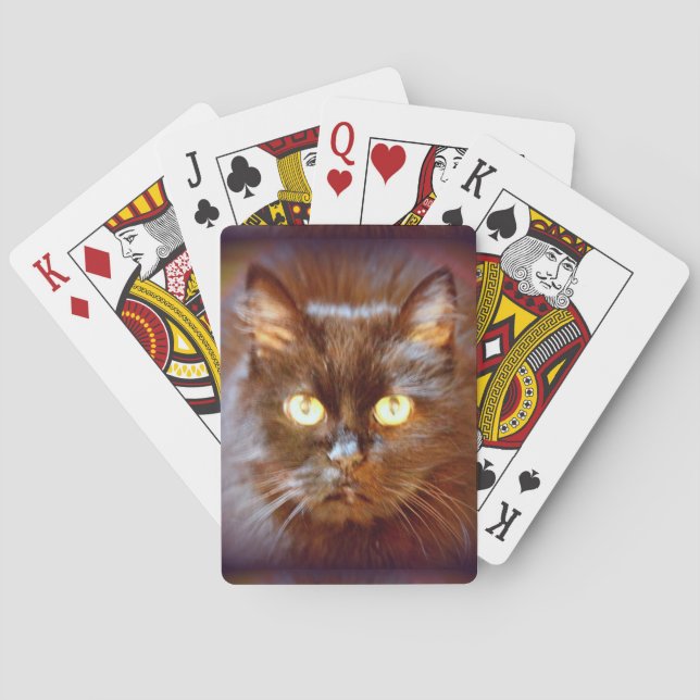 black cat poker cards (Back)