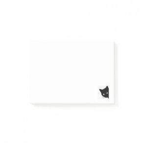 Black Cat Post it Notes