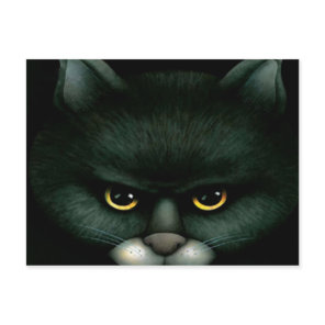 Black Cat - Postcard
